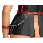 Cottelli BONDAGE Hebeset pesukomplekt – must/punane – 85B/L — Foto 9