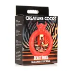 Beast Mode - Silicone Cock Ring – Red — Photo 1