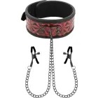 BEGME Red Edition Adjustable Collar with Neoprene Lining & Clamp Set – Red — Photo 1