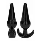 NO. 80 - 4-Piece Butt Plug Set - Black Foto 15