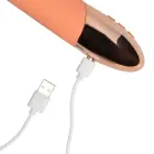 Силиконовый кролик-вибратор Ultra Soft – 18 см (7″) – оранжевый — Фото 9