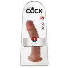 KC 9 reālistisks dildo ar piesūcekni – 24 cm (9.5″) – miesas krāsa — Foto 1