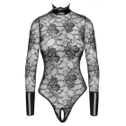 Noir Body Kragen Lace Bodysuit – Black – XL — Photo 7