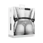 Ouch! Bonded Leather Handcuffs with Handle – Black — Photo 1