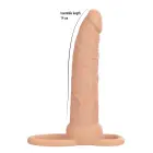Naked Vibrating Double Trouble – реалистичный силиконовый анальный вибратор с пультом – 17 см — Фото 5