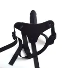 Realistic Strap-On Dildo – 10 cm (4″) – Black — Photo 2