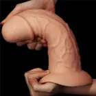 LoveToy Legendary Realistic Curved Dildo – reālistisks dildo – PVC – miesas krāsa – 24,1 cm — Foto 7