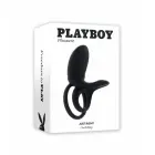 Playboy Just Right Black Dual Silicone Vibrating Ring System — Photo 8