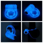 LoveToy Lumino Play Vibrating Penis Ring – светится в темноте – TPE – кольцо мошонки 2" / кольцо ствола 1,4" — Фото 12