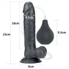 9'' Squirt Extreme дилдо – черный — Фото 2