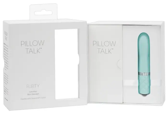 Pillow Talk Flirty Mini Vibrator – 11 cm (4.3″) – Teal Photo
