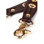 Taboom Cocoaelle – woven vegan leather hogtie connector – cocoa — Photo 6