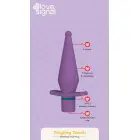 Tingling Touch Vibrating Anal Plug – 13 cm – Black — Photo 6