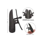 Nipplettes uzlādējamas krūšu galu skavas – melnas Foto 5