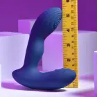 Playboy Pleasure Pleaser dildo – 14.8 cm – Zils — Foto 4