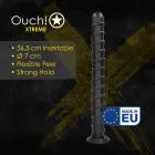 Pole of Power - Teksturēts anālais spraudnis ar piesūcekni – 56.5 cm (22.2″) – Melns — Foto 3