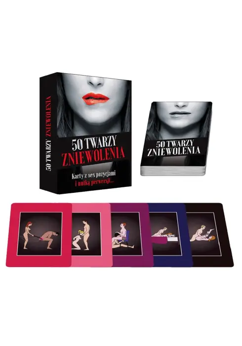 Gry-50 TWARZY ZNIEWOLENIA-sex pozycje i nauka Foto 2