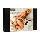 XR Brands Master Series Deluxe Bondage Set Vegan Leather Black/Red — Photo 2
