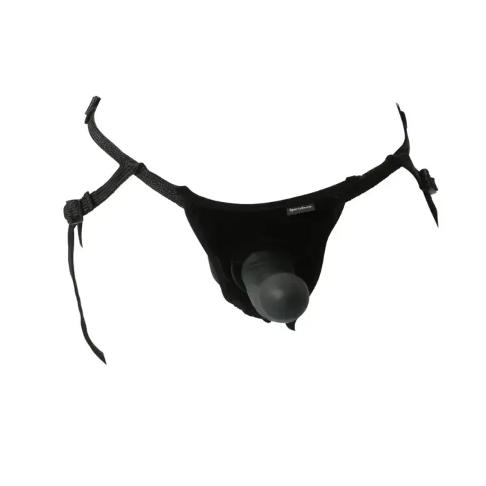 Sportsheets Everlaster Wishbone – adjustable strap-on harness – black