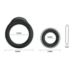 BAILE - Ring Manhood Penis Ring Set – Black — Photo 5