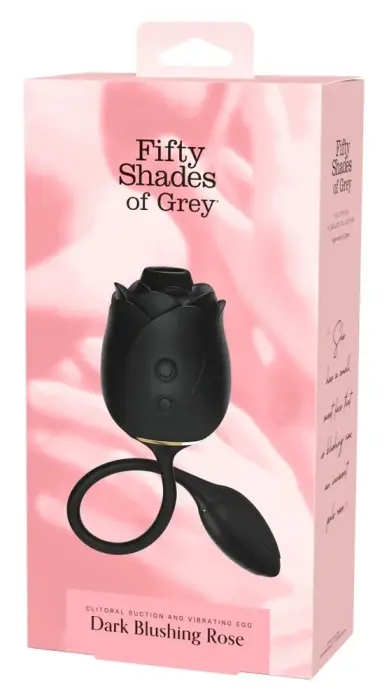 Fifty Shades of Grey Dark Blushing Rose Dual Function Intimate Device – Pink