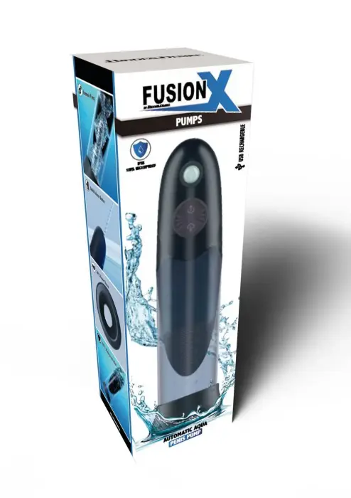 Hidden Desire Fusion X automaatne vee-peenise pump – must