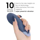 Womanizer Vibe Lay-On Silent UltraWave вибратор – 17.1 см (6.7″) – синий — Фото 5
