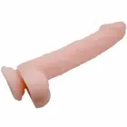 BAILE Super Realistic dildo ar piesūcekni – 22 cm (8.7″) – miesas krāsa — Foto 3