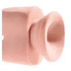 KCP 9.5 TD Intimate dubultais teksturēts dildo – 24 cm (9.5″) – miesas krāsa — Foto 5