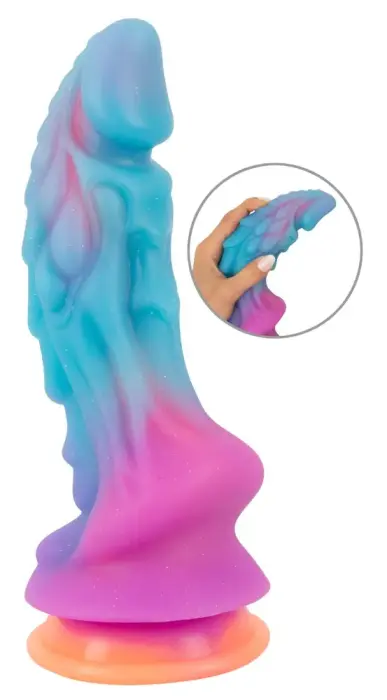 Beasty Cocks Mystic Dragon dildo – 21.5 cm (8.5″) – Daudzkrāsains Foto 2