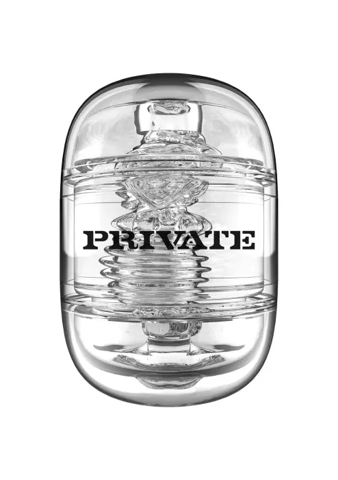 PRIVATE Clear Shot Dual-Sided Masturbator – Clear