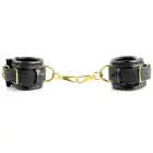 Sportsheets Special Edition Restraint Set with Satin Blindfold, Gold Accents — Photo 3