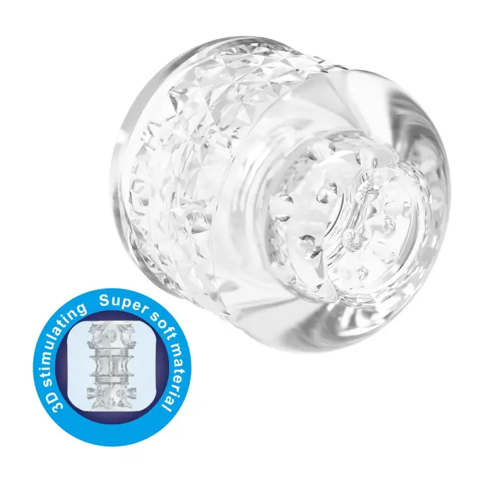 PRETTY LOVE – Crystle masturbators – caurspīdīgs Foto 2