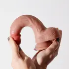 Inviktus - vedela silikoonist dildo - 22 cm (8.7″) - nahavärv — Foto 7