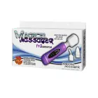 BAILE Magical Massager – Комбинированный вибратор 1+3 – розовый — Фото 10