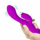 Pretty Love Gloria topeltvibraator – 19.5 cm (7.7″) – lilla — Foto 9