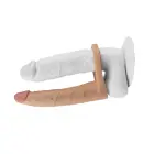 LoveToy The Ultra Soft Double – strap-on ring dildo – TPE – 7" — Photo 2