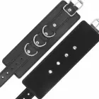 Darkness Adjustable PVC Leather Cuffs Black – Versatile Hand & Ankle Model — Photo 3