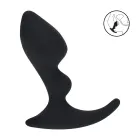 Double Ripple Prostate Massager – 19 cm – Black — Photo 2