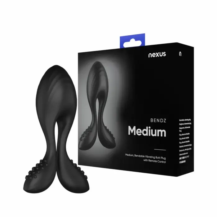 Nexus Bendz Vibrating Plug – M – Black