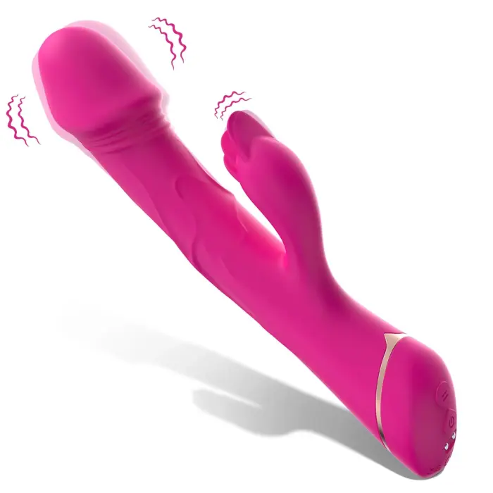 Rubberco клиторальный стимулятор с двумя моторами – розовый