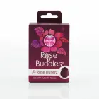 Skins Rose Buddies Flutterz – rožės formos tapšnojantis vibratorius – bordo — Nuotrauka 2
