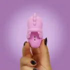 Unihorn Karmic Kisses – valkājams pirksta vibrators – 10 modes, pulsējoša galstiņa – violets — Foto 3