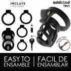 Addicted Toys Locked Gilden Cage силиконовая интимная система – 8.5 cm (M размер) — Фото 4