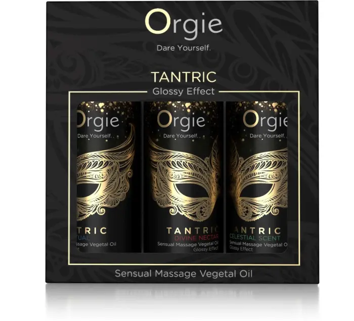Orgie Tantric Mini Size Collection – 3 × 30 ml massage oils