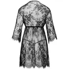 Кружевное кимоно Cottelli Lingerie – чёрное – L/XL — Фото 6