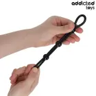Addicted Toys Silicone Triple Loop Adjustable Intimate Ring 19.5 cm (7.7″) – Black — Photo 6