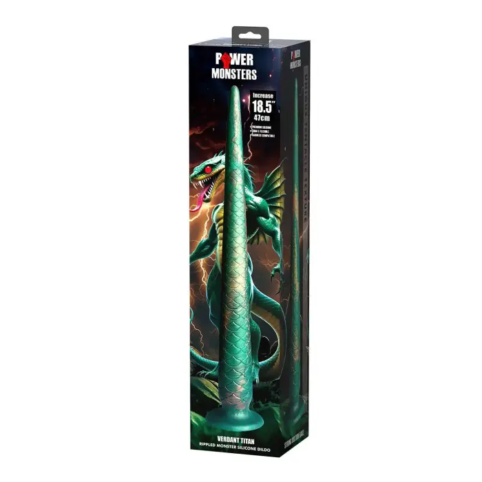 Power Monsters Verdant Titan – 47 cm Rievots Monster silikona dildo Foto 8