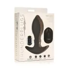 Rim Slide - Sliding Ring Silicone Butt Plug – 13.5 cm (5.3″) – Black — Photo 1