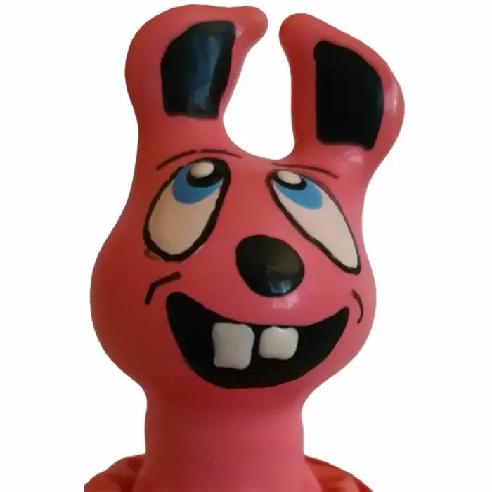 CONDOMERIE hand-painted decorative condom – Laughing Pink Hare